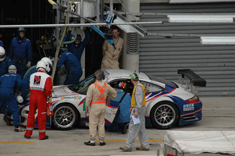 Sidste pitstop for Allan Simonsen.
(Foto: Motorsporten.dk)